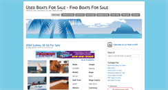Desktop Screenshot of boatsforsales.net